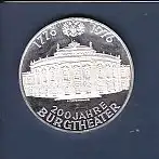 100 Schilling Münze 200 Jahre Burgtheater 1776-1976