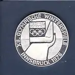 100 Schilling Münze XII. Olympische Winterspiele Innsbruck 1976