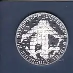 100 Schilling Münze XII. Olympische Spiele Innsbruck 1976