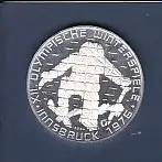 100 Schilling Münze XII. Olympische Spiele Innsbruck 1976