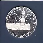 100 Schilling Münze XII. Olympische Spiele Innsbruck 1976