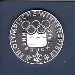 100 Schilling Münze XII. Olympische Spiele Innsbruck 1976