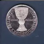 100 Schilling Münze 1200 Jahre Stift Kremsmünster 777-1977