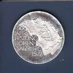 100 Schilling Münze 900 Jahre Festung Hohen Salzburg 1977