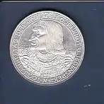 100 Schilling Münze 700 Jahrestag der Schlacht Dürnkrut U Jedenspeigen 1978