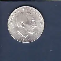 25 Schilling Münze Anton Bruckner 1962