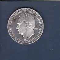 25 Schilling Münze 150 Jahre Technische Hochschule Wien J.J.R.v. Prechtl 1965