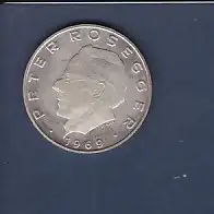 25 Schilling Münze Peter Rosegger 1969