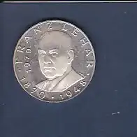25 Schilling Münze 1870-1948 Franz Lehar 1970