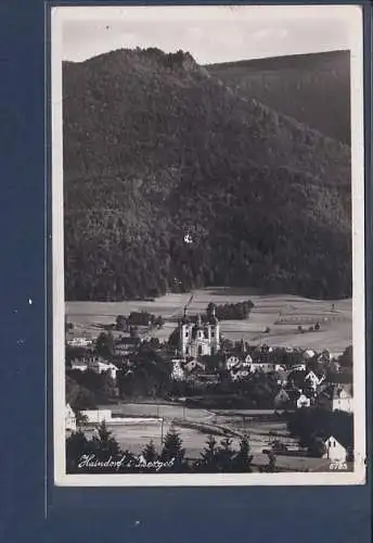 [Ansichtskarte] AK Haindorf i. Isergebirge Blick vom Nußstein 1930. 