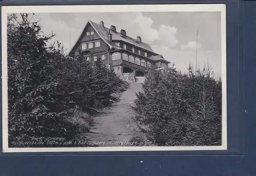 [Ansichtskarte] AK Heufuderbaude b. Bad Flinsberg im Isergebirge 1940. 