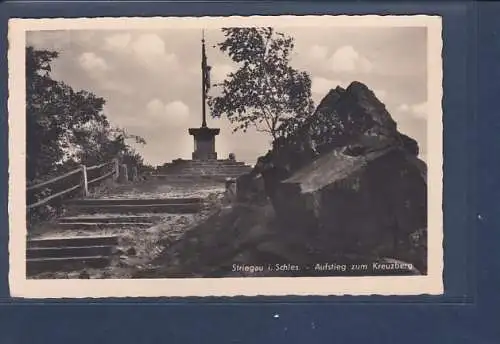 [Ansichtskarte] AK Striegau i. Schles. - Aufstieg zum Kreuzberg 1940. 