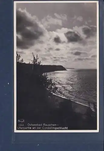 [Ansichtskarte] AK Ostseebad Rauschen Uferpartie an der Cordollingschlucht 1940. 