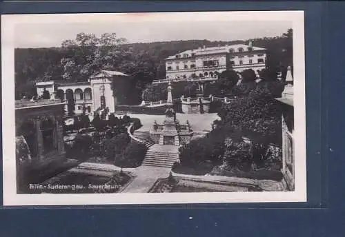 [Ansichtskarte] AK Bilin Sudentengau Sauerbrunn 1940. 