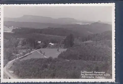 [Ansichtskarte] AK Luftkurort Rainwiese bei Herrnskretschen a. Elbe Böhmische Schweiz 1940. 