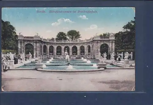 [Ansichtskarte] AK Berlin Märchenbrunnen im Friedrichshain 1915. 