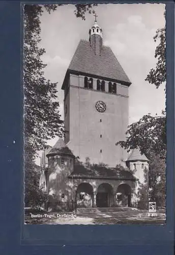 [Ansichtskarte] AK Berlin Tegel Dorfkirche 1958. 