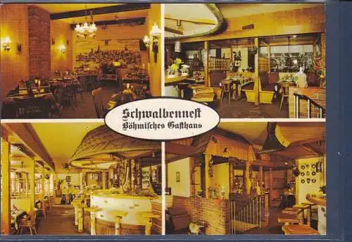 [Ansichtskarte] AK Schwalbennest Böhmisches Gasthaus Lindenthaler Allee 46 Berlin Zehlendorf 4.Ansichten 1970. 