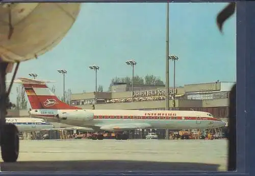 [Ansichtskarte] AK Interflug Flughafen Berlin Schönefeld 1985. 