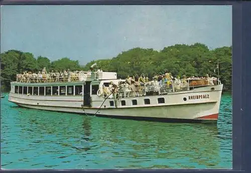 [Ansichtskarte] AK MS Rheinpfalz ( 300 Pers.) Reederei Heinz Riedel 1980. 