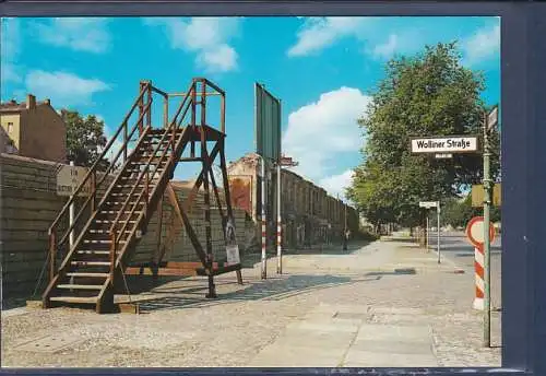 [Ansichtskarte] AK Berlin Die Mauer an der Bernauer Straße 1980. 
