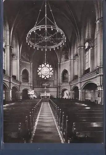 [Ansichtskarte] AK Kirche Zum Guten Hirten Berlin Friedenau / Friedrich Wilhelm Platz Innenansicht 1960. 