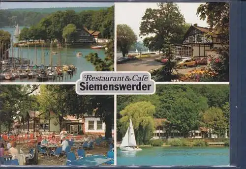 [Ansichtskarte] AK Restaurant & Cafe Siemenswerder 4.Ansichten 1970. 
