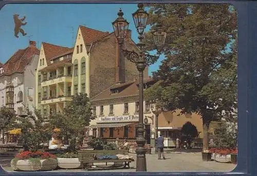 [Ansichtskarte] AK Berlin Schloßplatz in Tegel 1980. 