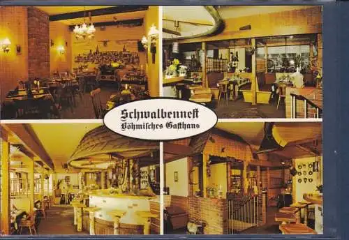 [Ansichtskarte] AK Schwalbennest Böhmisches Gasthaus Lindenthaler Allee Berlin Zehlendorf 4.Ansichten 1970. 
