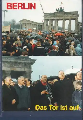 [Ansichtskarte] AK Berlin Das Tor ist auf 2.Ansichten 1989. 