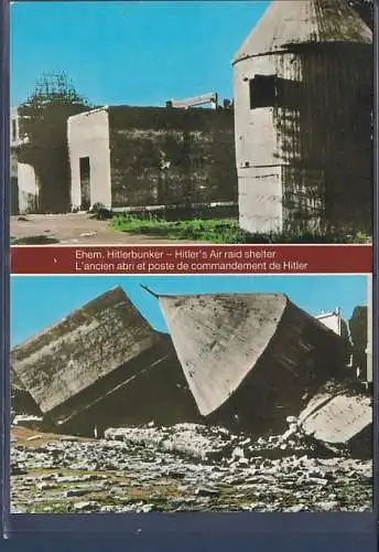 [Ansichtskarte] AK Berlin Ehem. Hitlerbunker 2.Ansichten 1980. 