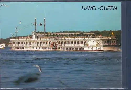 [Ansichtskarte] AK Berlin MS Havel Queen W. Krüger Schiffsführer Stern u. Kreisschiffahrt 1990. 