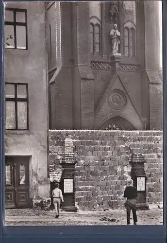 [Ansichtskarte] AK Berlin Sperrmauer an der Versöhnungskirche Bernauer Straße 1960. 