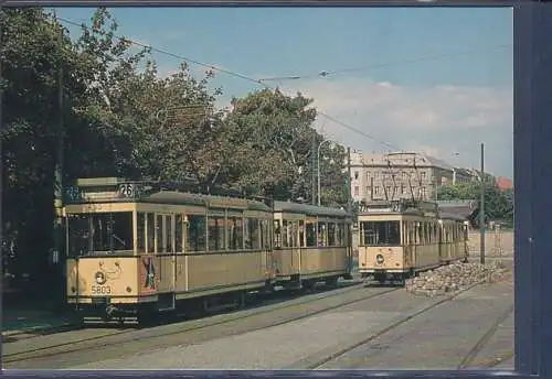 [Ansichtskarte] AK Hier am Spreewaldplatz unweit des Görlitzer Bahnhofs hatten die Linien 26 und 27 ihren Endpunkt 1965. 