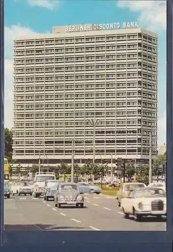 [Ansichtskarte] AK Zentrale - Hochhaus der Berliner Disconto Bank AG Otto Suhr Allee 6/16 am Ernst Reuter Platz 1970. 