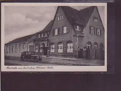 AK Gaststätte am Reiherberg Potsdam Golm ( Auto) 1940