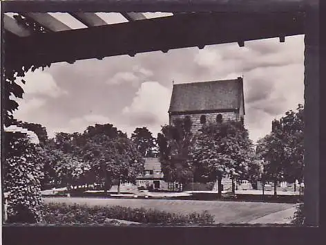 AK Berlin-Frohnau, Zeltinger Platz mit evgl. Kirche 1965