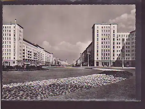 AK Berlin, Stalinallee ( Frankfurter Allee) 1960