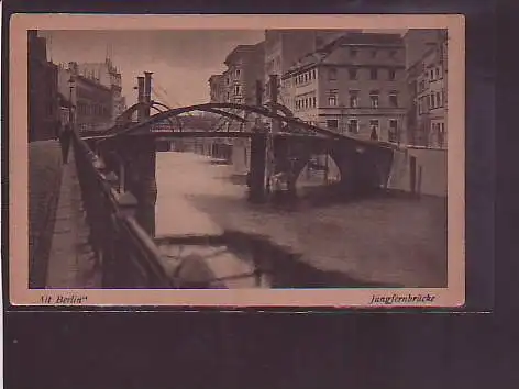 AK Alt-Berlin Jungfernbrücke 1930