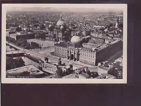 AK Berlin Schloss und Dom Fliegeraufnahme 1940