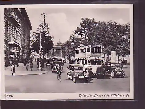 AK Berlin Unter den Linden Ecke Wilhelmstraße 1943