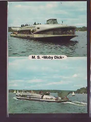 AK MS Moby Dick auf dem Wannsee 2.Ansichten 1975