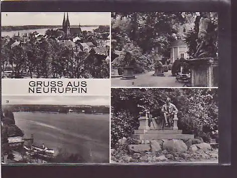 AK Gruss aus Neuruppin 4.Ansichten 1980