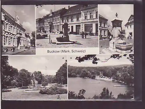 AK Buckow (Märk.Schweiz) 5.Ansichten 1982