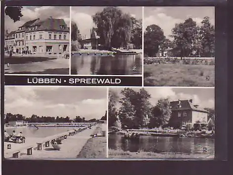 AK Lübben - Spreewald 5.Ansichten 1975