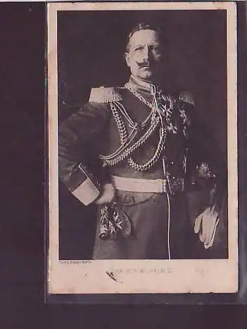 AK Kaiser Wilhelm II 1918