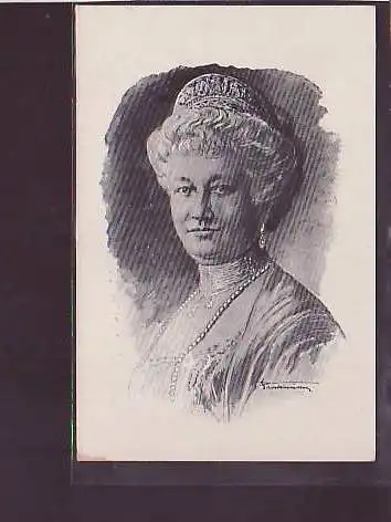 AK Wohlfahrtskarte Kaiserin Auguste Victoria 1914