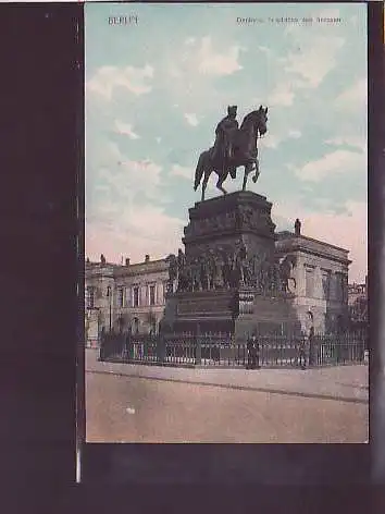 AK Berlin Denkmal Friedrichs des Grossen 1920