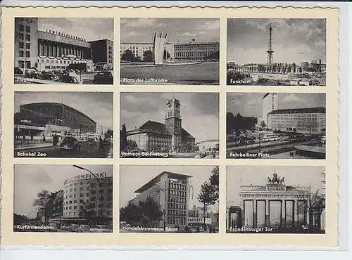 AK Gruß aus Berlin 9.Ansichten 1960
