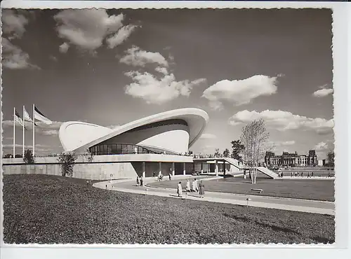 AK Berlin Kongresshalle mit Reichstagsruine 1965